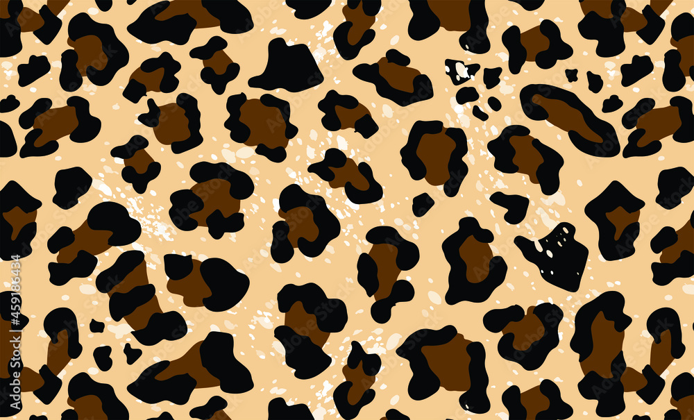 Leopard pattern design, vector background Leopard pattern design, vector background