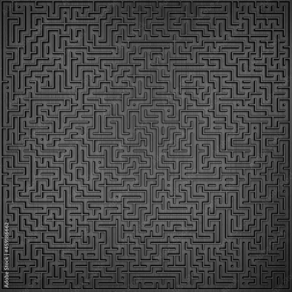 3d maze design top wiev 3d maze design top wiev