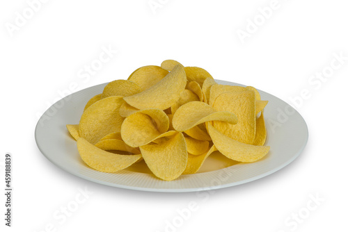 High-calorie potato chips.