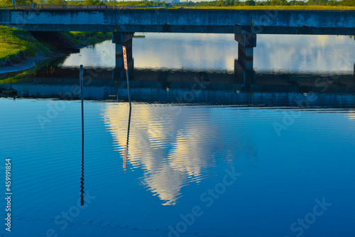 drainage canal in Florida swamps