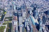 東京駅上空・空撮・2021撮影