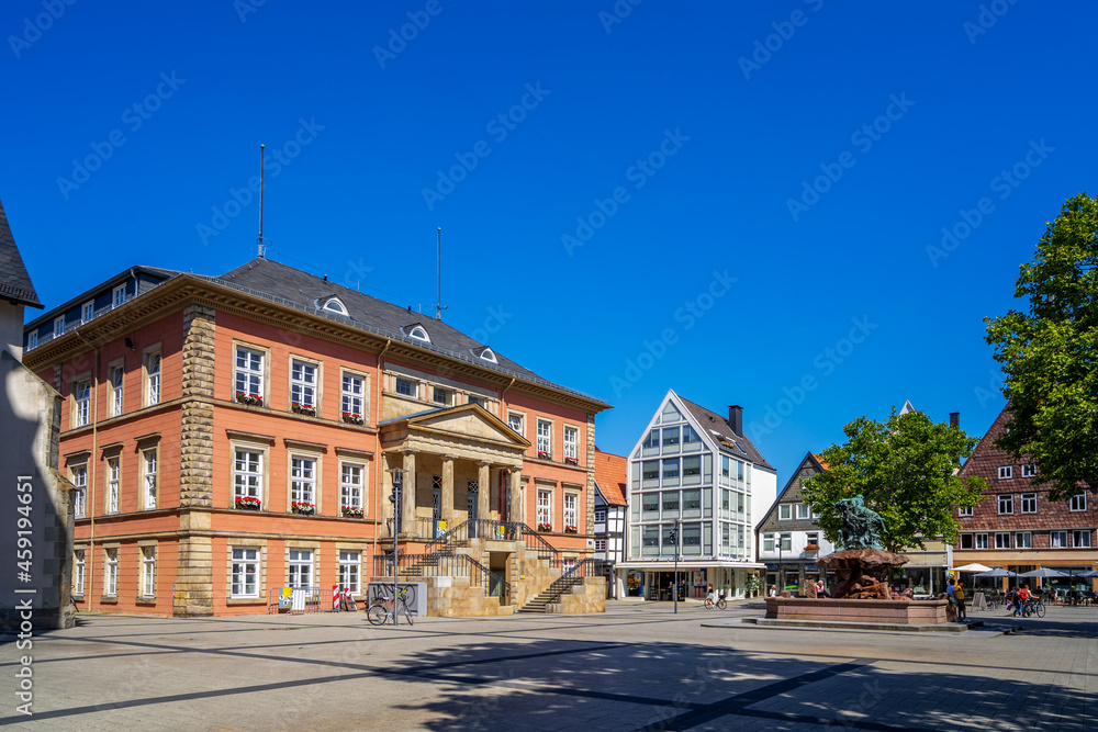 Rathaus, Detmold, Nordrhein-Westfalen, Deutschland 