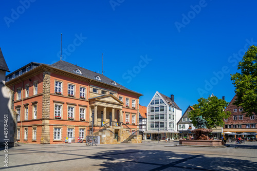 Rathaus, Detmold, Nordrhein-Westfalen, Deutschland 