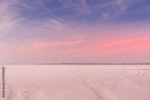 Winter wonderland scene and landscape Ontario Canada