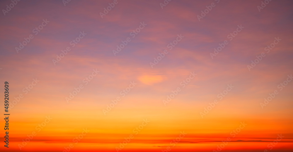 Beautiful motion blur long exposure sunset or sunrise with dramatic sky clouds in tropical phuket island Amazing nature light of nature blurred sky