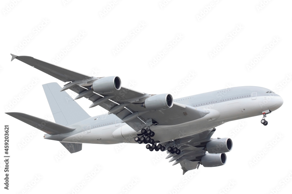 passenger airplane isolated on white background with clipping path passenger airplane isolated on white background with clipping path