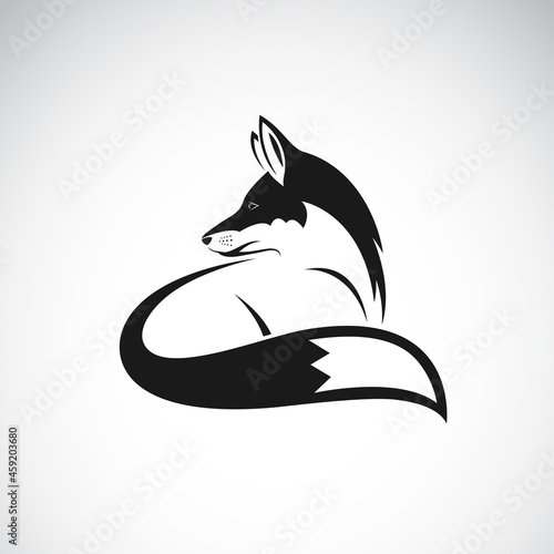 Vector of a fox design on white background. Easy editable layered vector illustration. Wild Animals.