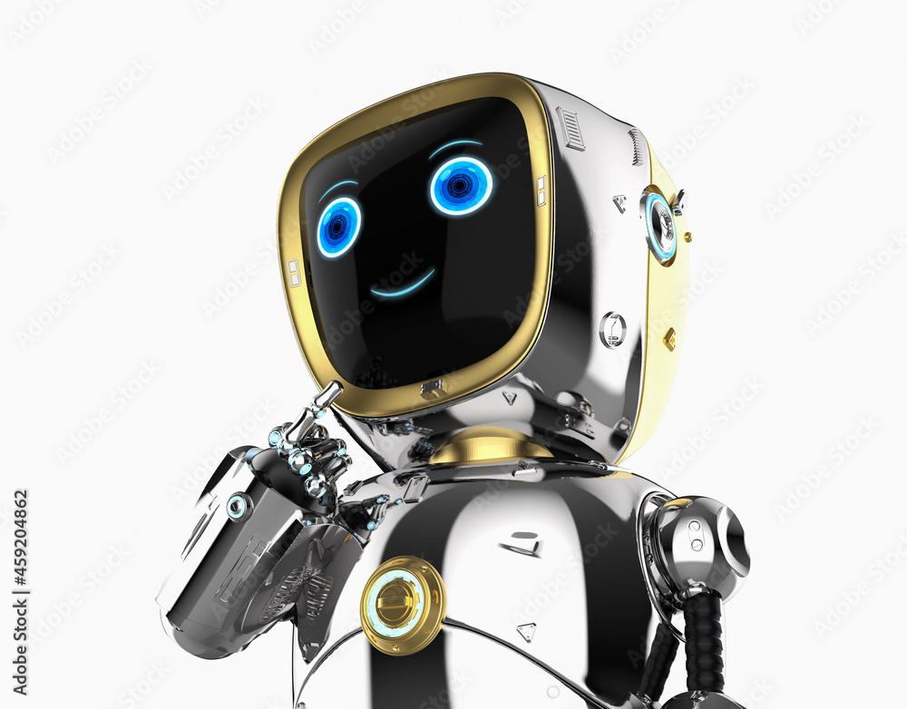 Fototapeta premium cyborg or robot assistant