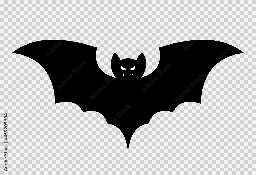 Halloween Party Banner Bat Paper Cut Isolated On Png Or Transparent Background Blank Space For Text Element Template For Poster Brochures Online Advertising Vector Illustration Stock Vector Adobe Stock