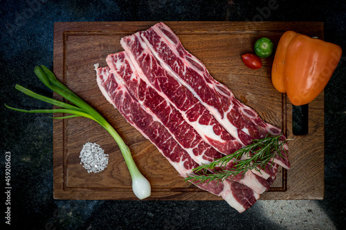 Shortrib strips