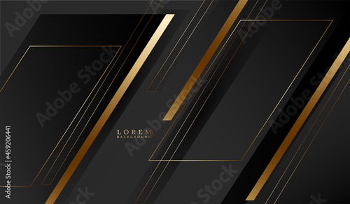 Luxury gold star abstract futuristic modern background
