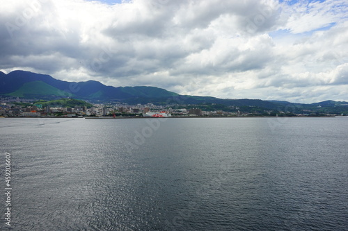 Beppu Cruise Port and Peppu Bay in Oita, Japan - 日本 大分県 別府湾 別府港 