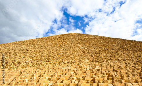 The Pyramid of Giza, built for the Pharaoh Cheops, Egypt