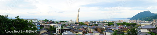 Cityscape of Beppu and B-CON Plaza, Global Tower in Oita, Japan - 日本 大分 別府 グローバルタワー ビーコンプラザ 別府 街並み 