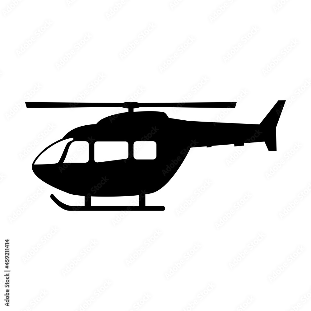 helicopter military silhouette