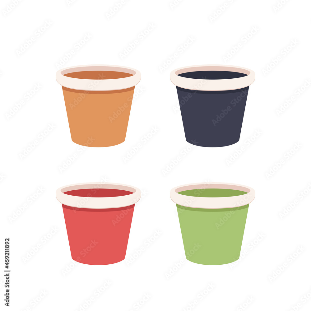 Plant pot icon vector. Plant pot on white background. Plant pot icon vector. Plant pot on white background.