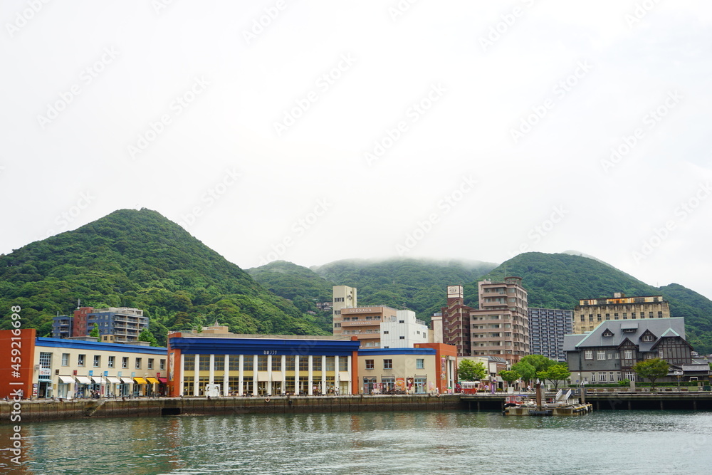 Moji retro town, in Fukuoka, Kitakyushu, Japan - 北九州 福岡 門司港の街並み