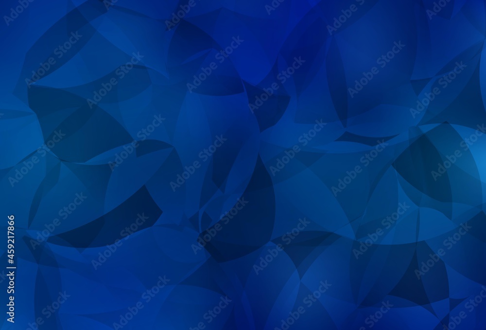 Obraz premium Light BLUE vector triangle mosaic background.