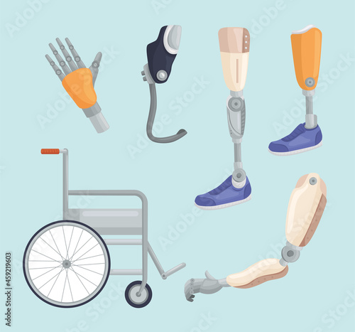 five prothetics implants icons