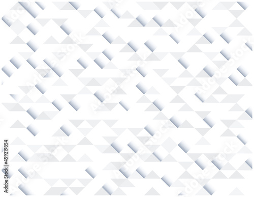 Fototapeta Naklejka Na Ścianę i Meble -  Simple vector flat design background of white paper triangles. Trendy graphic design.