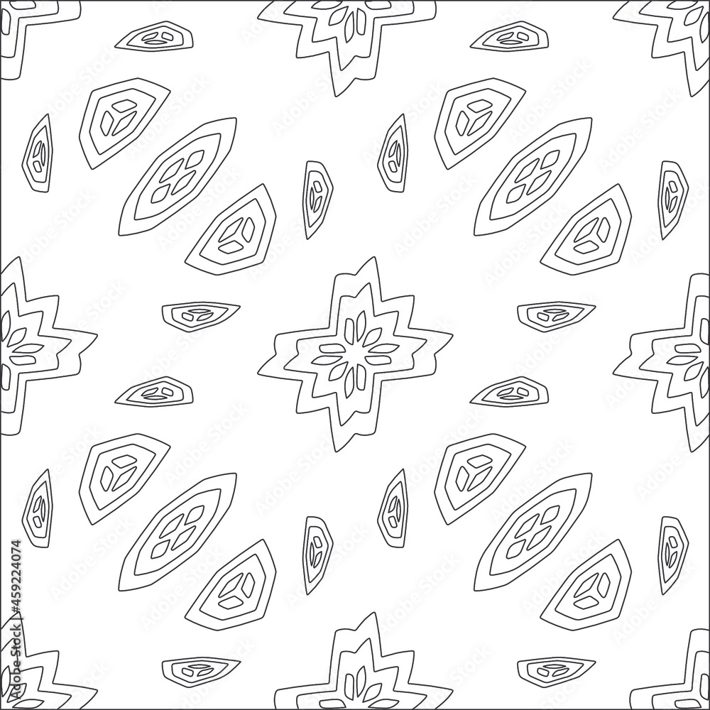 floral pattern background.Repeating geometric pattern from striped elements. Black pattern. floral pattern background.Repeating geometric pattern from striped elements. Black pattern.