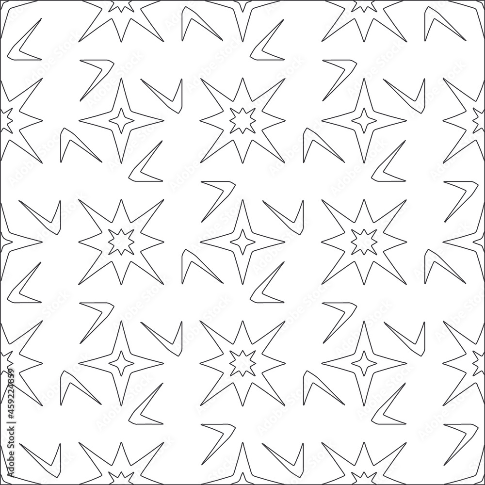 floral pattern background.Repeating geometric pattern from striped elements. Black pattern. floral pattern background.Repeating geometric pattern from striped elements. Black pattern.