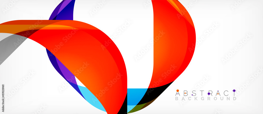 Abstract square shape with overlapping waves, minimal geometric background. Vector Illustration For Wallpaper, Banner, Background, Landing Page Abstract square shape with overlapping waves, minimal geometric background. Vector Illustration For Wallpaper, Banner, Background, Landing Page