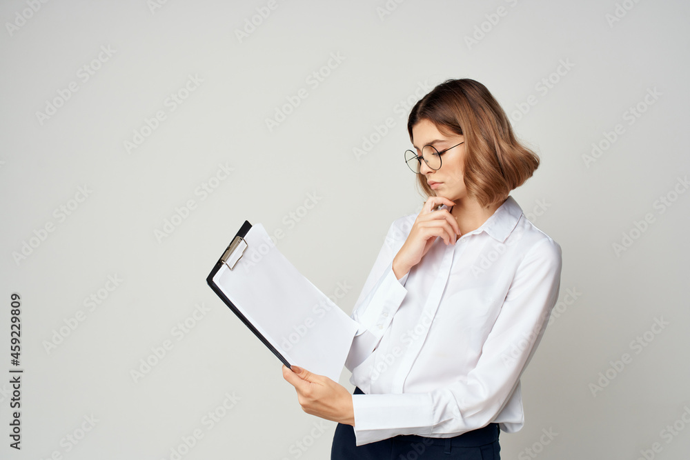 manager in a white shirt success Lifestyle isolated background manager in a white shirt success Lifestyle isolated background