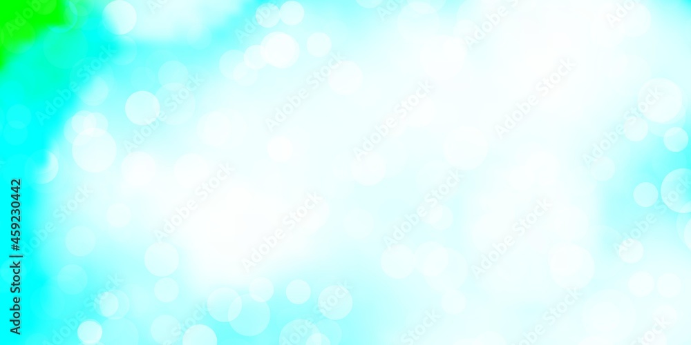 Light Blue, Green vector template with circles. Light Blue, Green vector template with circles.