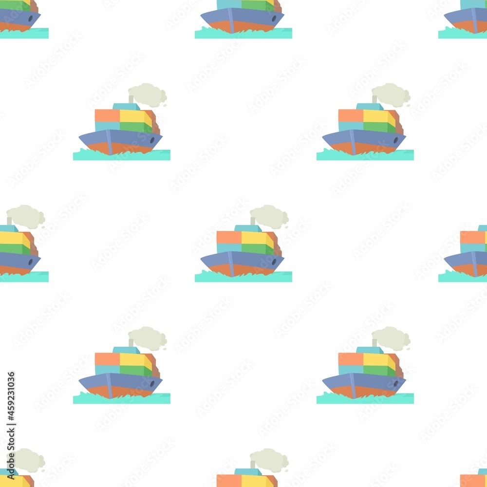 Ship pattern seamless background texture repeat wallpaper geometric vector Ship pattern seamless background texture repeat wallpaper geometric vector