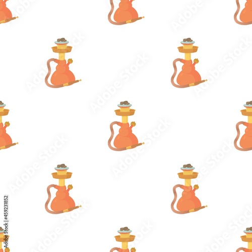 Hookah pattern seamless background texture repeat wallpaper geometric vector