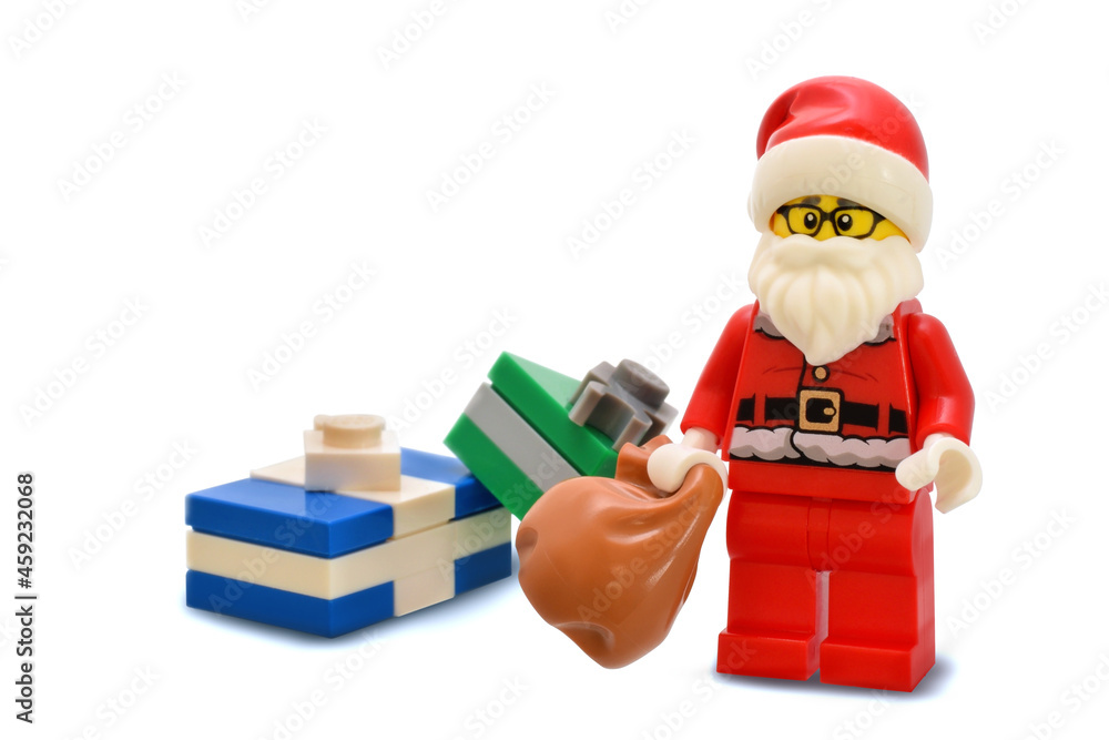 Lego minifigures santa claus hotsell