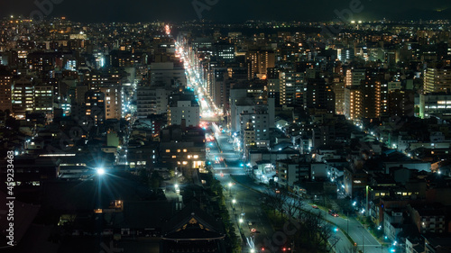 京都タワーからの夜景