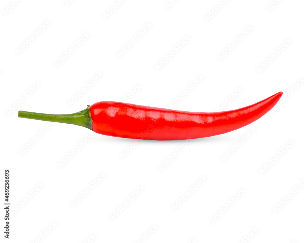Ripe pepper isolated on white background Ripe pepper isolated on white background