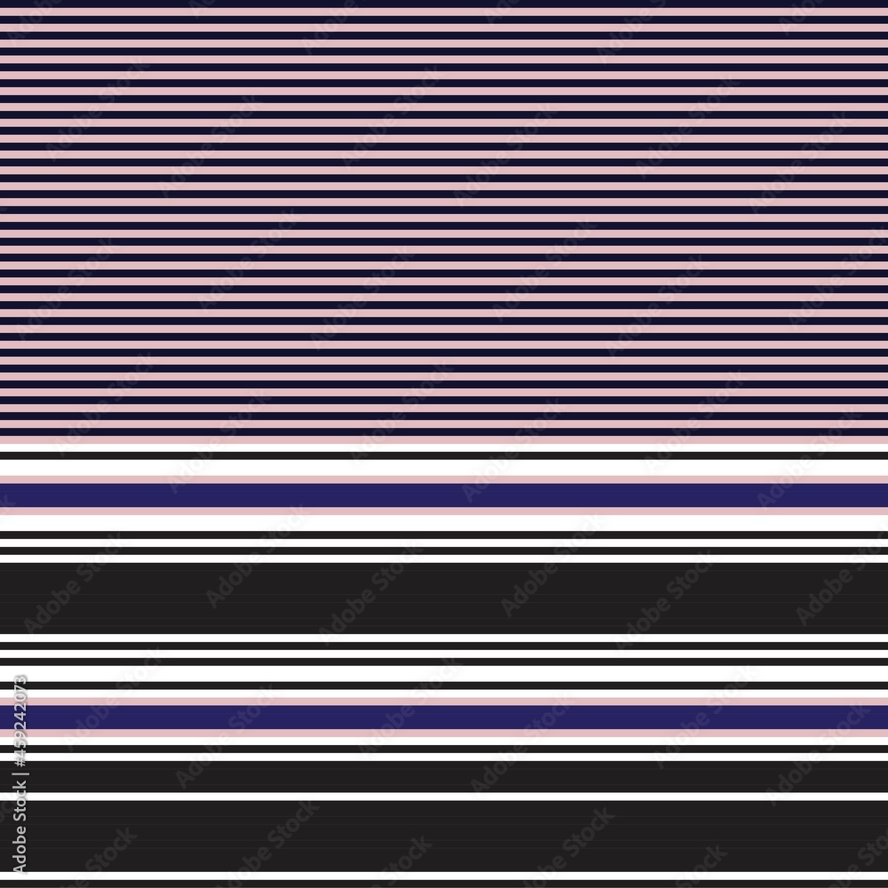 Pink Navy Double Striped seamless pattern design Pink Navy Double Striped seamless pattern design