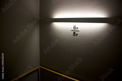 Photography The stairs of the building. The 5th and 6th floors.