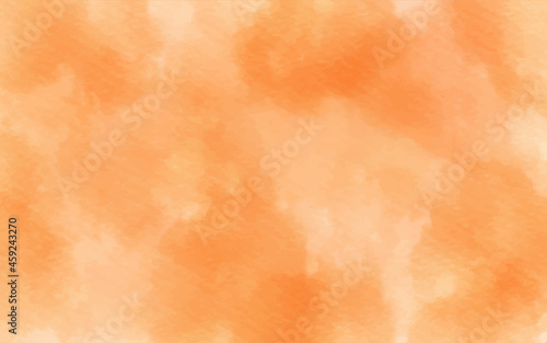 abstract orange watercolor texture vector illustration. Abstract red watercolor on white background. orange color splashing on the paper.