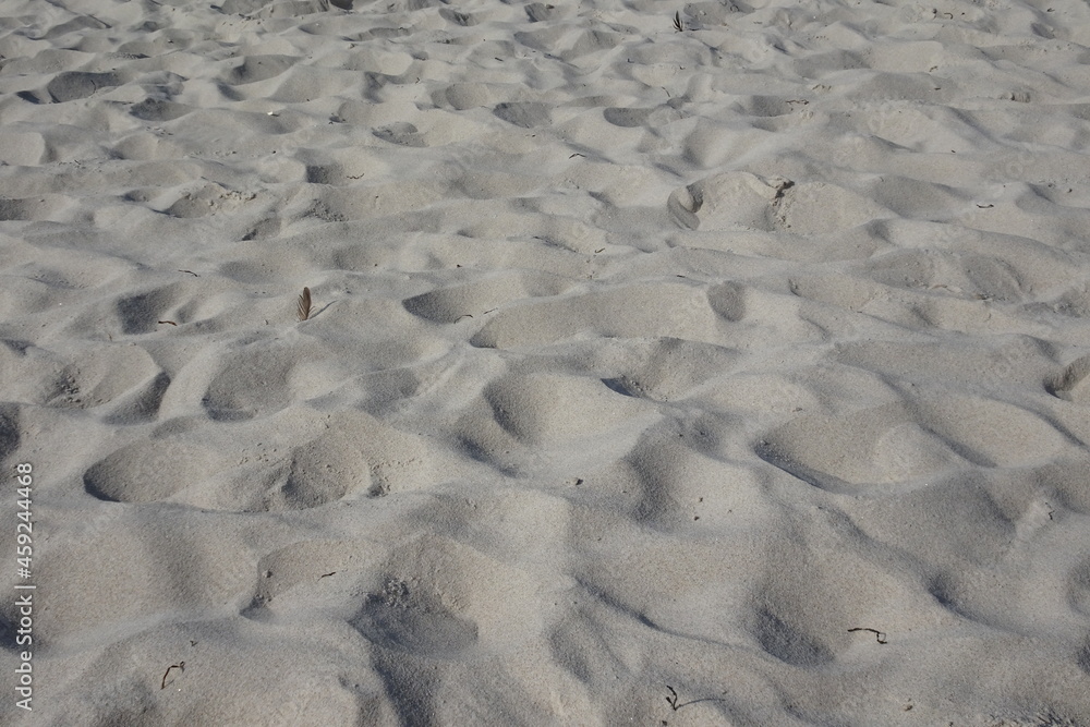 Sand on the beach Sand on the beach
