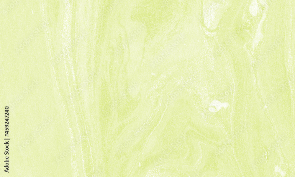 Abstract liquid marble painting background print with lime color Abstract liquid marble painting background print with lime color