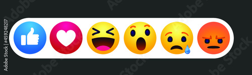 illustration of an background with emoji