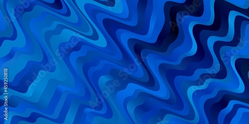 Dark BLUE vector texture with wry lines.