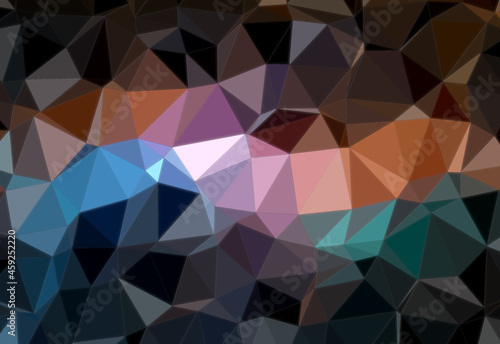 Geometrical background  modern colorful low polygon abstract