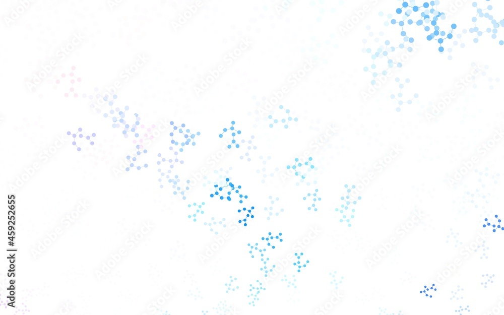 Light Blue, Yellow vector texture with artificial intelligence concept.