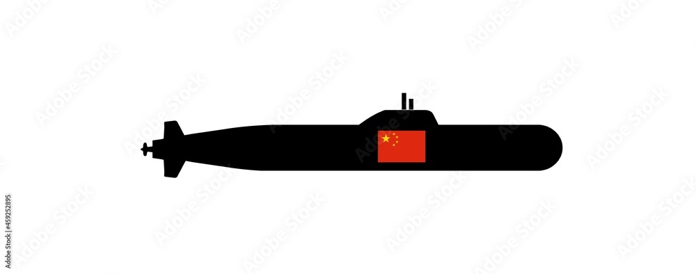Sous marin militaire chinois, icône Sous marin militaire chinois, icône