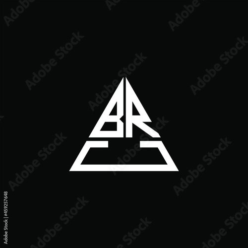 BRC letter logo creative design. BRC unique design
