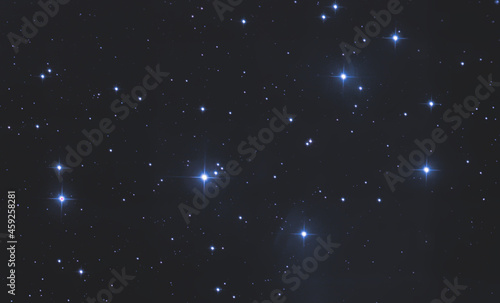 Obraz na płótnie Les Pléiades Messier 45 w salonie