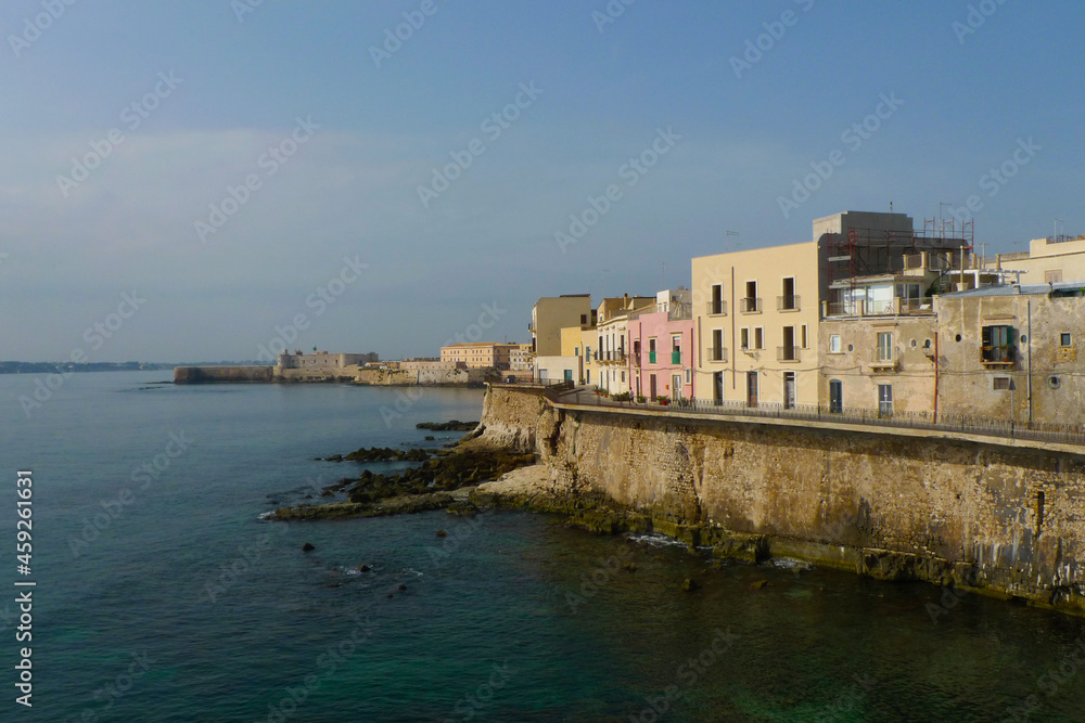View of Ortigia, old town of Siracusa, Italy
