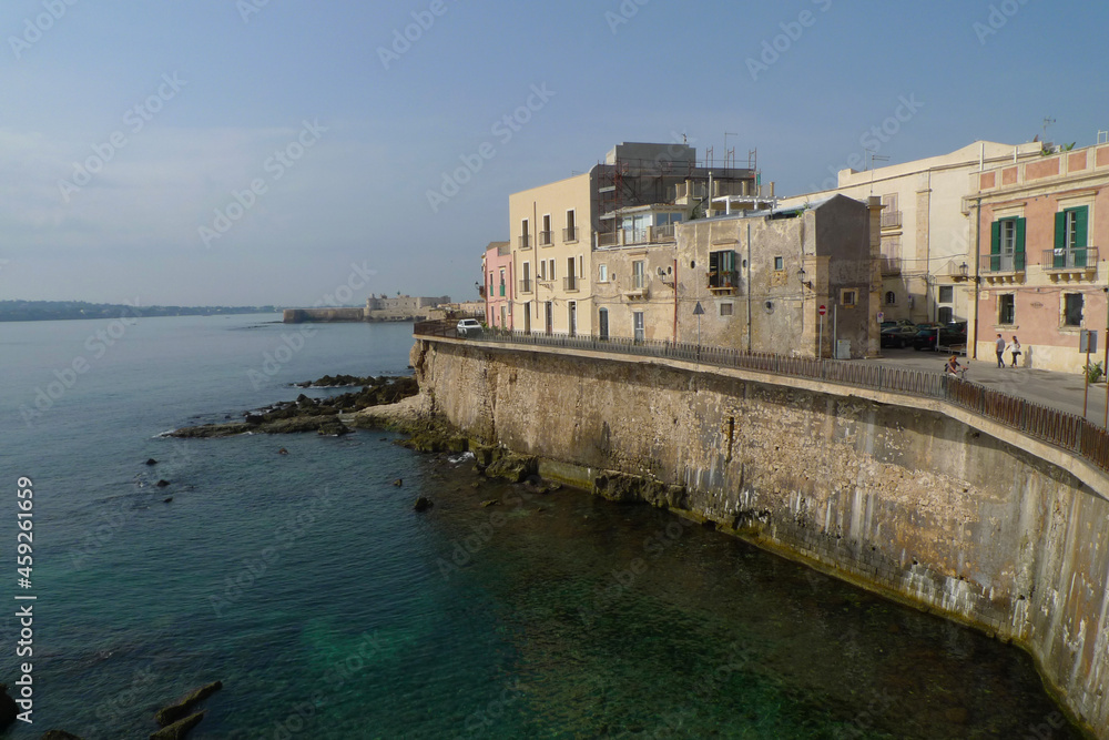 View of Ortigia, old town of Siracusa, Italy
