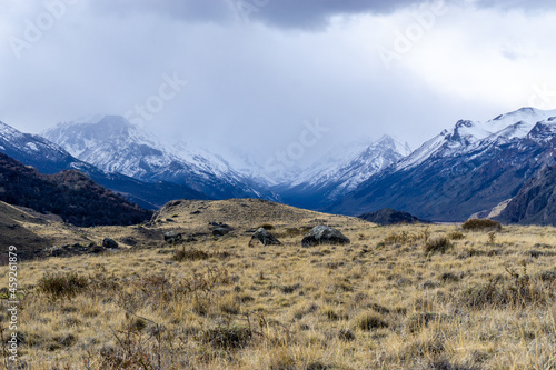 Trekking around Mount Fitz Roy in Los Glaciares National Park © sayrhkdsu