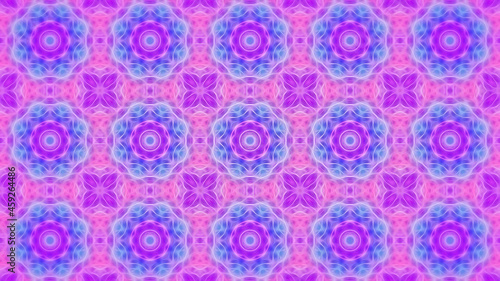 Abstract multicolored symmetrical kaleidoscope background